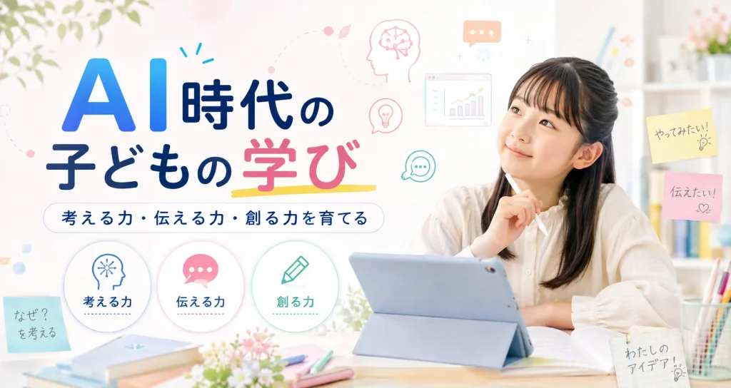 考える力、伝える力、創る力を育てる子どもの様子